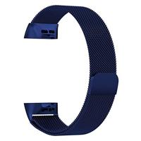 Fitbit Charge 3 & 4 milanese bandje - Maat: Small - Donkerblauw - thumbnail