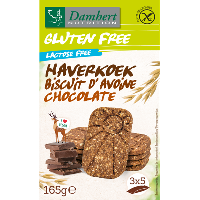 Damhert Gluten Free Haverkoekjes Chocolade