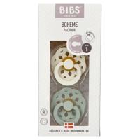 Set van 2 BIBS Bohème-fopspenen, maat 1 van 0 tot 6 maanden beige - thumbnail