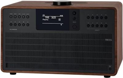 Revo SuperCD - Internetradio - Bluetooth AptX - Walnoot/Zwart - thumbnail