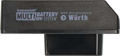 Brennenstuhl Würth adapter voor LED bouwspots in het brennenstuhl® Multi Accu 18V Systeem - 1172640080 - thumbnail