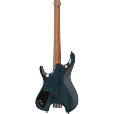 Ibanez Q52PB Cosmic Blue Low Gloss headless elektrische gitaar met gigbag - thumbnail