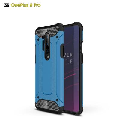 Voor OnePlus 8 Pro Magic Armor TPU + PC Combination Case(Blauw)