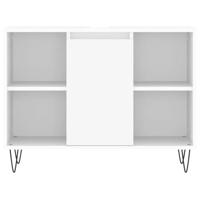 Badkamerkast 80x33x60 cm bewerkt hout wit - thumbnail