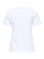 Only Onlketty Life S/s O-neck Top Jrs Noos T-shirts Bright White Cherries - thumbnail