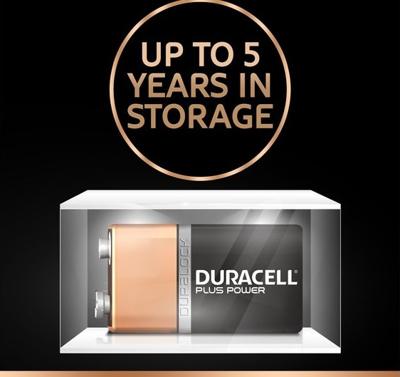 Batterij Durac.blok 9.0v 6lr61(1)blist.