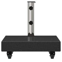 Parasolvoet Zwart 45 x 25 x 45 cm Graniet, staal - thumbnail