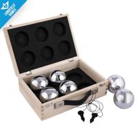 Luxe Jeu de Boules Set in Houten Kist - thumbnail