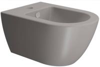 Ben Segno Wandbidet Verdekte ophanging 55x36cm Beton Grijs Xtra Glaze - thumbnail