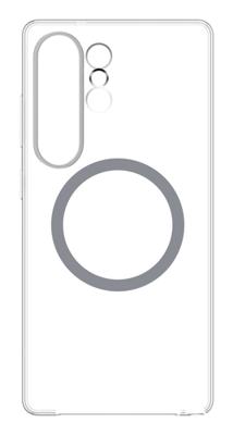 Samsung Galaxy S25 Ultra Clear Magnet Case Telefoonhoesje Transparant - thumbnail