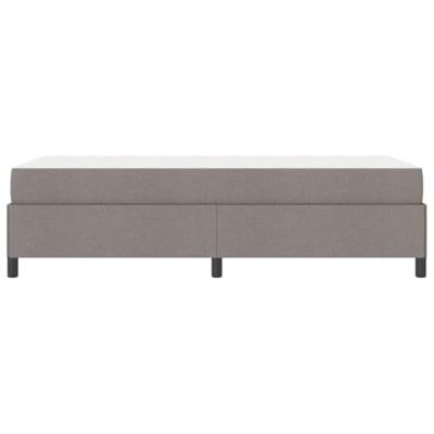 Boxspring bed Taupe en Zwart 100 x 200 cm