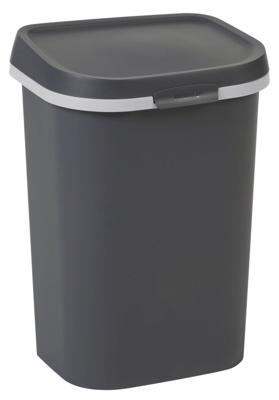 Curver mistral flat afvalbak 25l antraciet