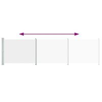 Tuinscherm uittrekbaar 600x160 cm crme - thumbnail