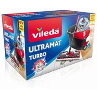 Vileda Ultramat Turbo Schoonmaakset Rood/Zwart - thumbnail