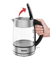 Tefal KI772D waterkoker 1,7 l 2400 W Roestvrijstaal, Transparant - thumbnail