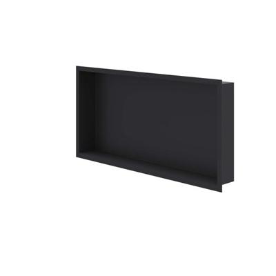 IVY Inbouwnis 60x7.5x30 cm Mat Zwart PED