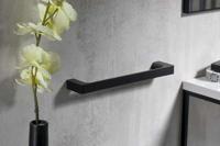 Handdoekhouder Sapho Pirenei Hangend 35 cm Mat Zwart Sapho - thumbnail