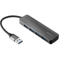 Trust Halyx 4-Poorts Usb 3.2 Gen1-Hub, Grijs - thumbnail