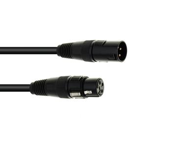 EUROLITE DMX Cable XLR 3-pin 1m bk