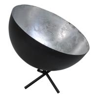 Masterlight Vloer-tafellampIndustria 30 Uplighter gunmetal met zilver - 4199-30-37 - thumbnail