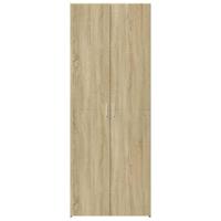 Hoge kast 80x42,5x185 cm bewerkt hout sonoma eikenkleurig - thumbnail