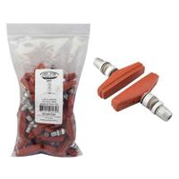 KOOL-STOP Koolstop remschoenen v-brake city pad zalm (50st) - thumbnail