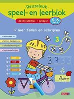 Deltas Reuzeleuk speel- en leerblok ik leer tellen en schrijven 5- - thumbnail