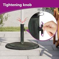 VidaXL Parasolvoet 45x45x30 cm gietijzer groen - thumbnail