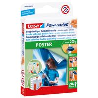 tesa POWERSTRIPS® Poster Dubbelzijdig plakband Wit Inhoud: 20 stuk(s) - thumbnail