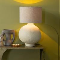 WOOOD Tafellamp 'Ios' Papier Mache, kleur Naturel (excl. kap) - thumbnail