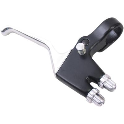 Elvedes Remgreep v-brake rechts 3-vinger zwart/zilver Elvedes Remgreep v-brake rechts 3-vinger zwart/zilver