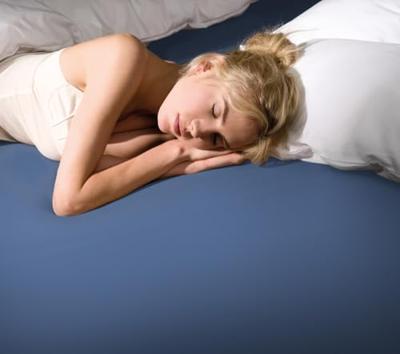 Bella Donna Bella Donna Hoeslaken Jersey Tweepersoons zeeblauw-0208 140/190-160/220