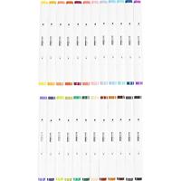 Creativ Company Tekenstift, lijndikte 1+8 mm, extra kleuren, 24 stuk/ 1 doos - thumbnail