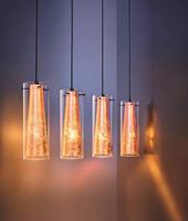 Eglo Eetkamer hanglampPinto Gold 4-lichts zwart met goud - 97653 - thumbnail