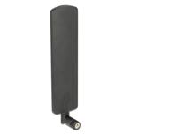 DELOCK LTE antenne SMA stekker 2 dBi omnidirectioneel draaibaar met kantelgewricht zwart - thumbnail