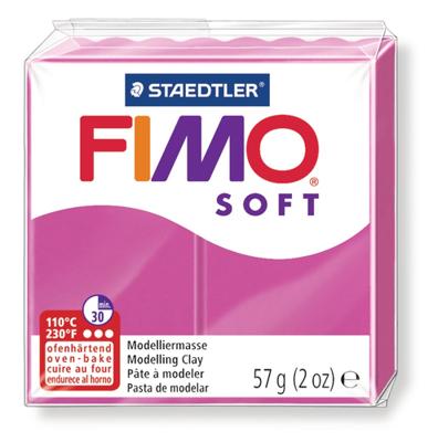 Boetseerklei Fimo soft 57 gram framboos
