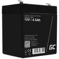 Accu loodaccu Gel AGM 12 V 4,5 Ah Green Cell accu batterij voor USV loodgel accu verzegeld lood-zuur batterij VRLA cyclivast alarminstallatie speelgoed viskas handlamp zaklampen weegschaal - thumbnail