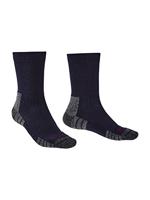 Bridgedale Lightweight Merino Performance Boot Heren Wandelsok Navy Grey M - thumbnail