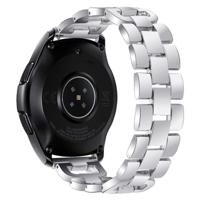 Voor Galaxy Watch Active 2 metalen diamant-bezaaid D-Chain horlogeband horlogeband grootte: 22mm (zilver) - thumbnail