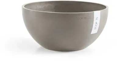 Ecopots Brussels kunststof bloempot Taupe - Ø 33,4 cm Ecopots Brussels kunststof bloempot Taupe - Ø 33,4 cm