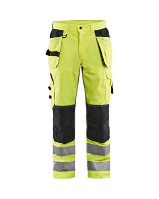 Blåkläder Werkbroek High-Vis met ventilatie 15651811 | High Vis Geel/Zwart | Maat 54 - 7330509516195