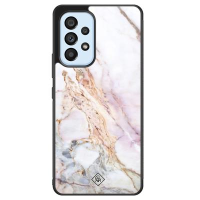 Samsung Galaxy A33 hoesje - Parelmoer marmer Samsung Galaxy A33 hoesje - Parelmoer marmer
