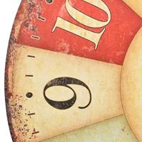 VidaXL Wandklok vintage stijl 60 cm meerkleurig - thumbnail