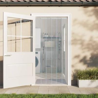 VidaXL Deurgordijn 200x1,6 mm 10 m pvc transparant VidaXL Deurgordijn 200x1,6 mm 10 m pvc transparant