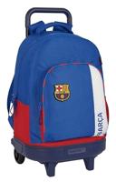 Schoolrugzak met Wielen F.C. Barcelona Blauw Kastanjebruin 33 X 45 X 22 cm - thumbnail