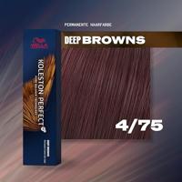 Wella Professionals Koleston Perfect Me+ Permanent Creme Colour 4/75 Medium Brown Brown Mahogany 60ml - thumbnail
