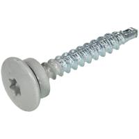 Dak&Gevel Dakpanprofielschroef Bp-1 Vz Lbk Torx TX25 Blank Aluminium Ral9006 4.8X20 | 50 stuks - 6307.01.37120 - thumbnail