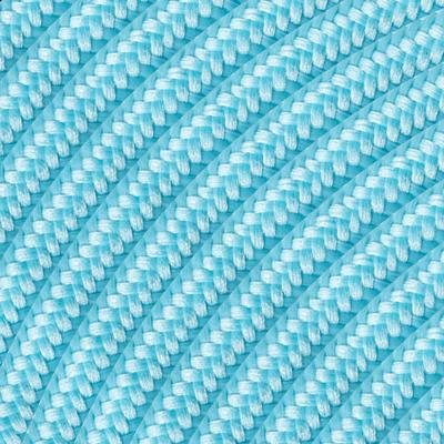 Strijkijzersnoer - Blauw - stof - bestel per meter - elektriciteitssnoer 3 aderig - textielkabel 2x0.75m² - VDE gekeurd - maak je eigen unieke lamp