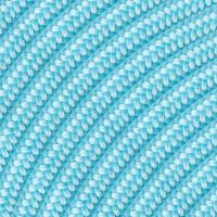 Strijkijzersnoer - Blauw - stof - bestel per meter - elektriciteitssnoer 3 aderig - textielkabel 2x0.75m² - VDE gekeurd - maak je eigen unieke lamp - thumbnail