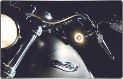 Kellermann led knipperlicht "bullet 1000® pl wit kl turn signal bullet 100 white, chrome